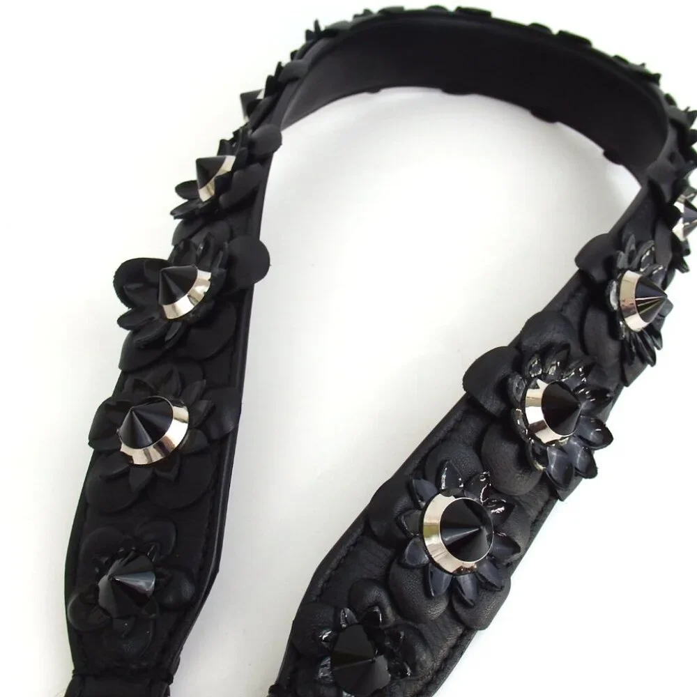 Authentic FENDI Strap You Bag Strap Flower strap leather [Used] - Picture 3 of 6